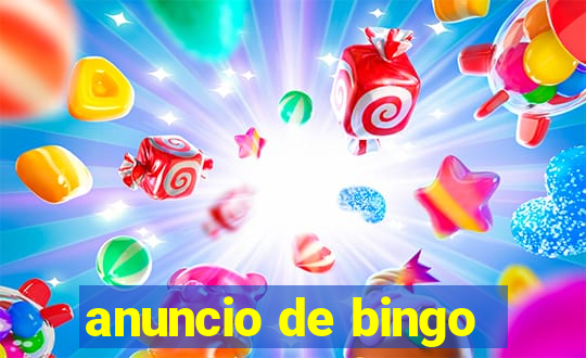 anuncio de bingo