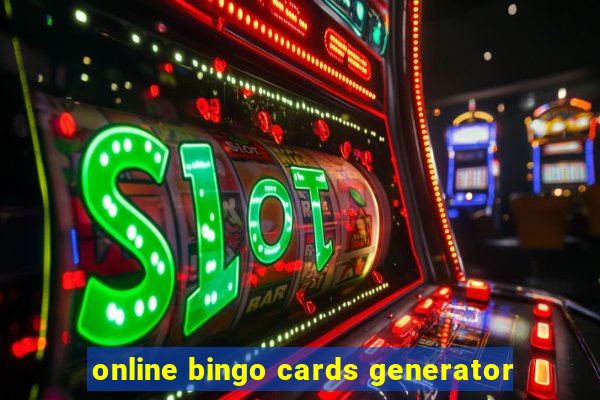 online bingo cards generator