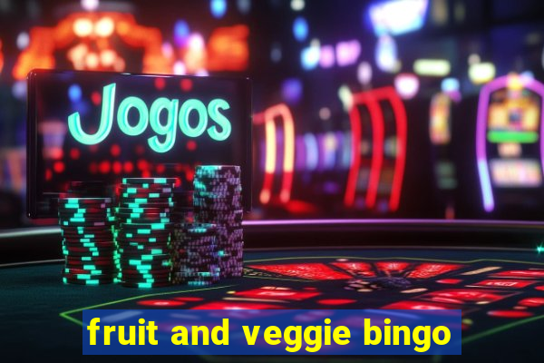 fruit and veggie bingo