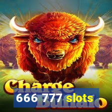 666 777 slots