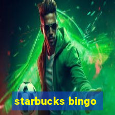 starbucks bingo