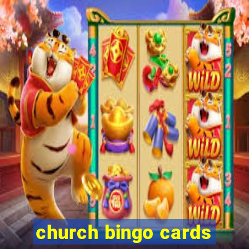 church bingo cards