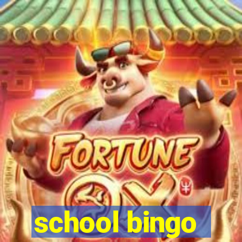 school bingo