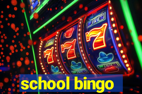 school bingo