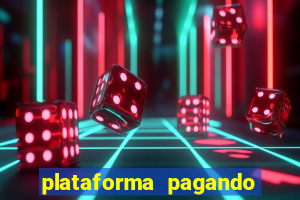 plataforma pagando no cadastro