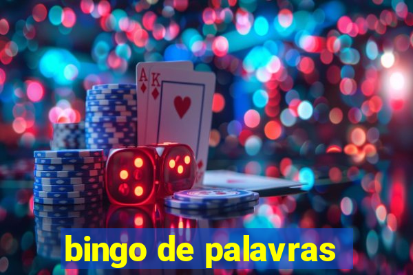 bingo de palavras