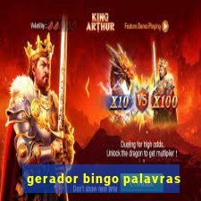 gerador bingo palavras