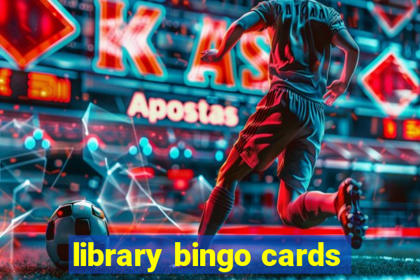 library bingo cards