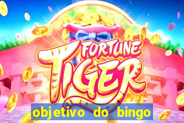 objetivo do bingo de letras