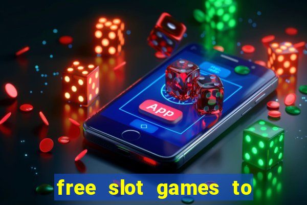 free slot games to play offline