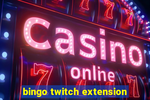 bingo twitch extension