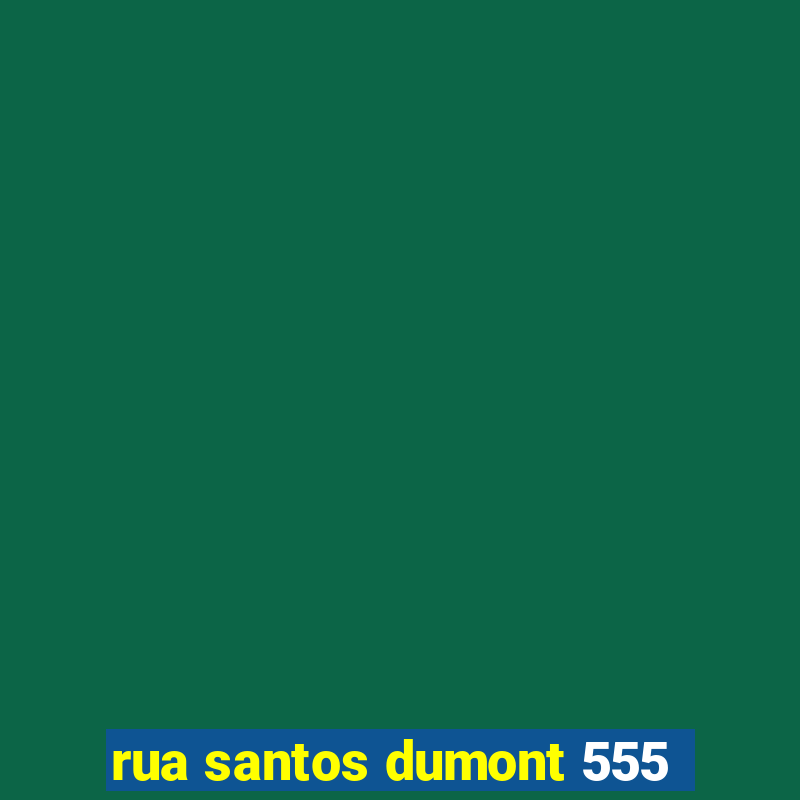 rua santos dumont 555