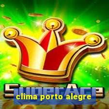 clima porto alegre